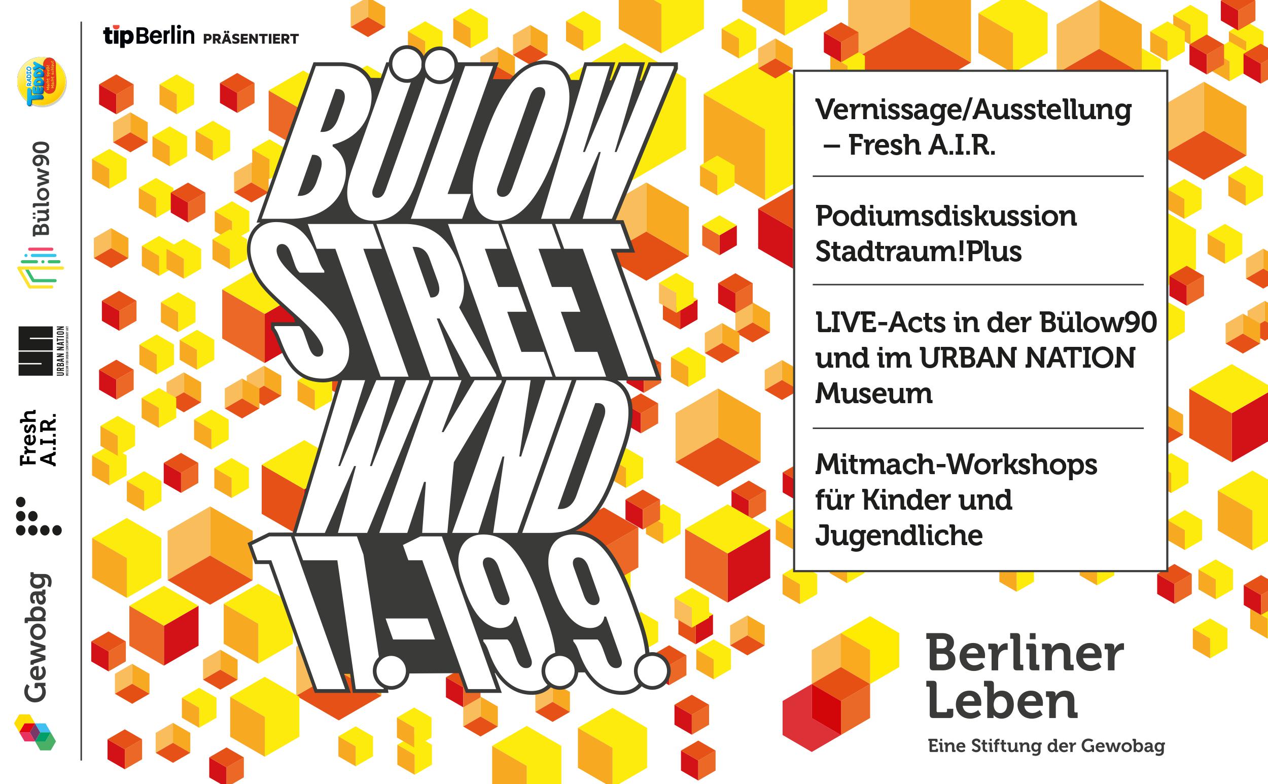 Das Bülow Street Weekend findet vom 17. - 19. September statt. Foto: Stiftung Berliner Leben der Gewobag 