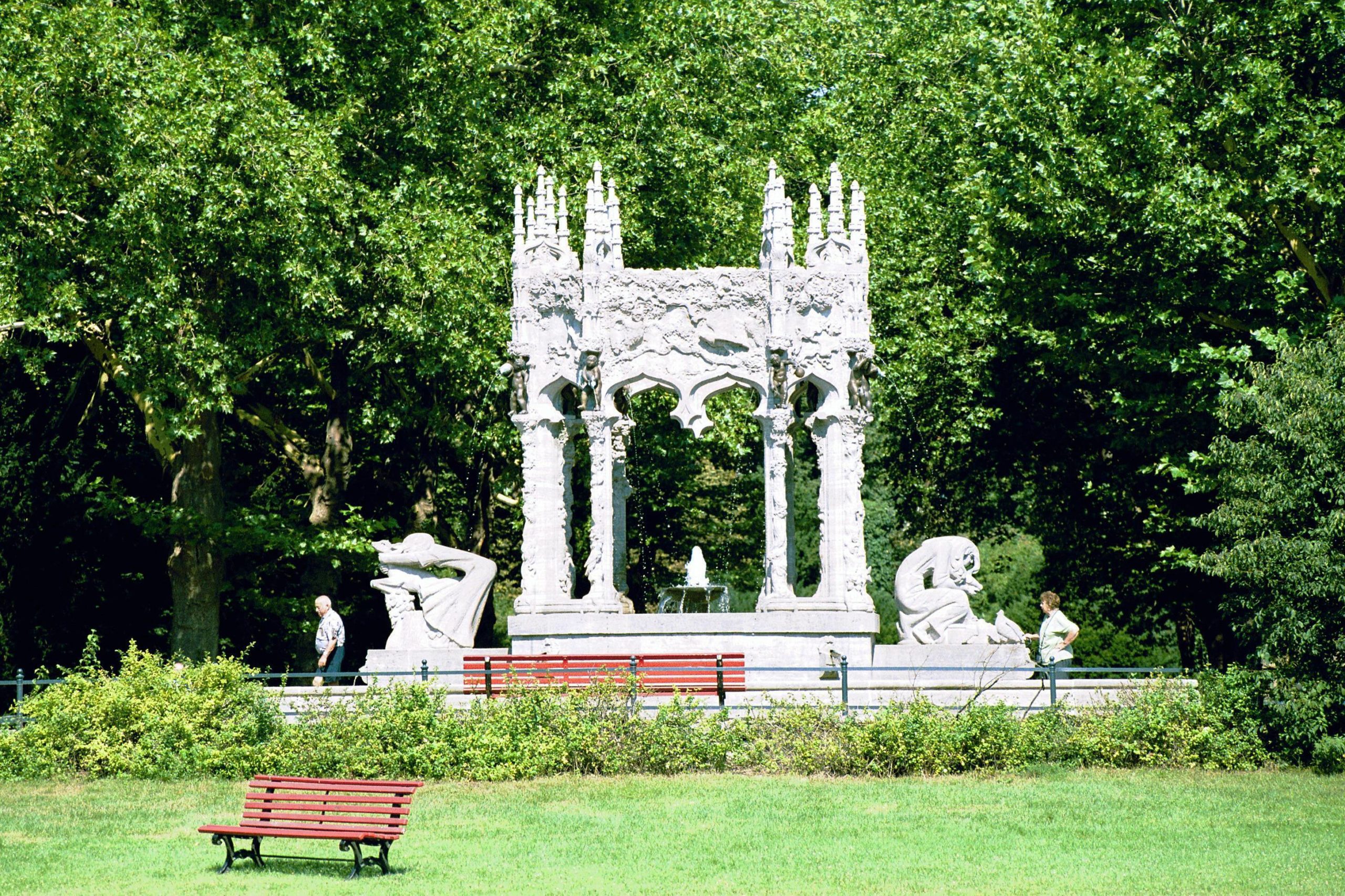 Der Märchenbrunnen in der kurz Schulenburgpark genannten Gartenanlage. Foto: Imago/Schöning