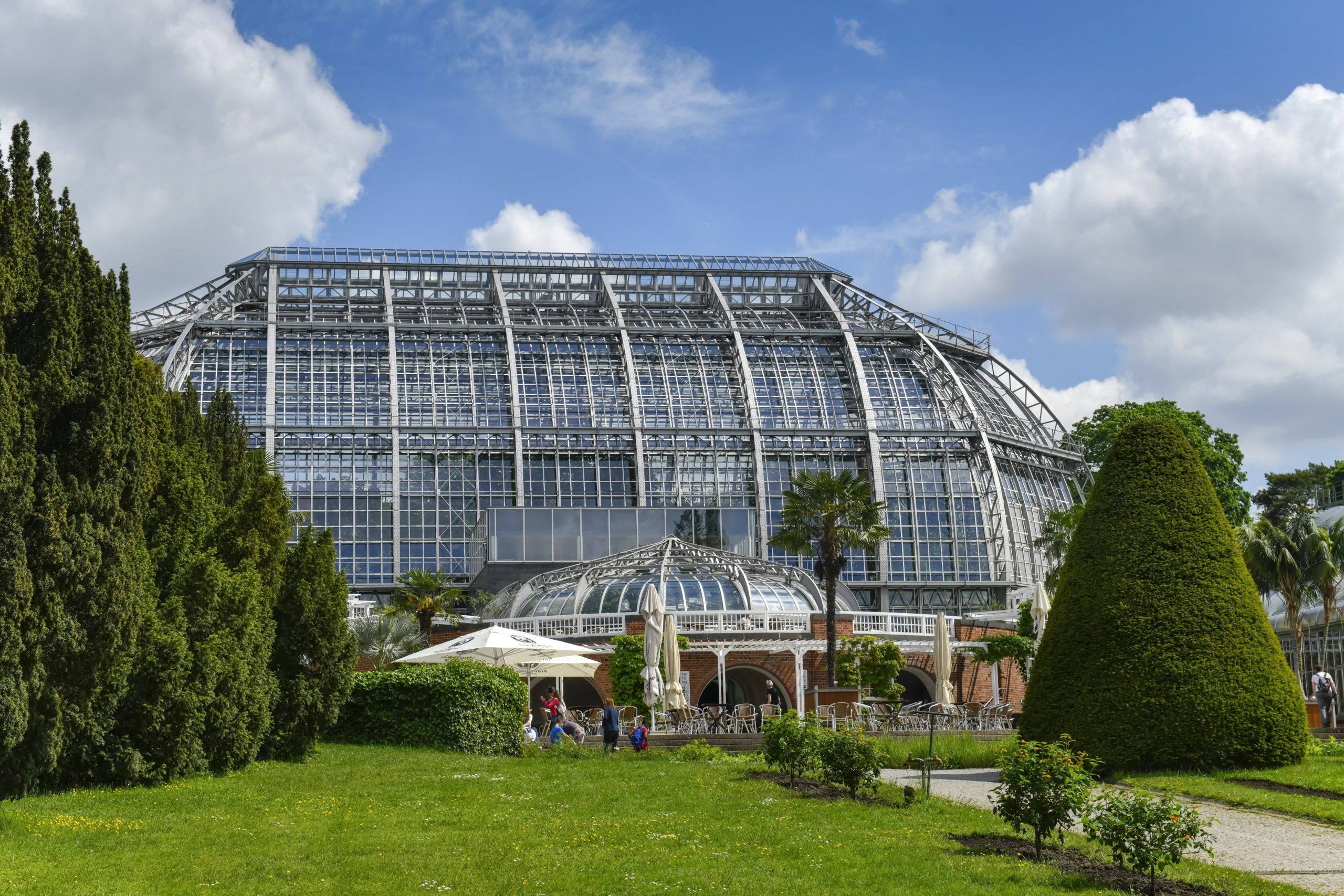 Zehlendorf Tipps Das große Tropenhaus im Botanischen Garten Berlin ist eines der größten Gewächshäuser weltweit.