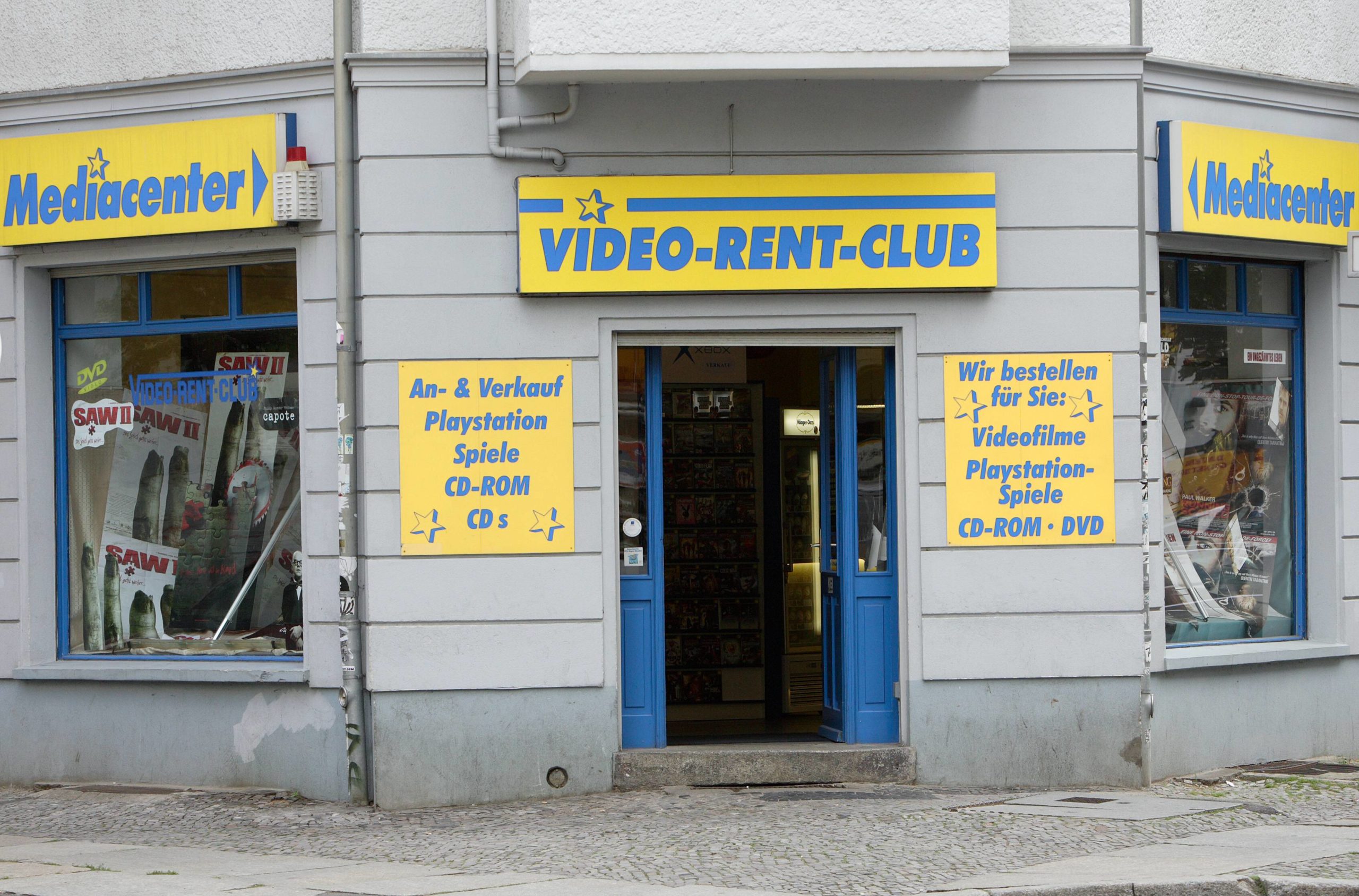 Video-Rent-Club in Friedrichshain, 2006. Foto: Imago/Enters