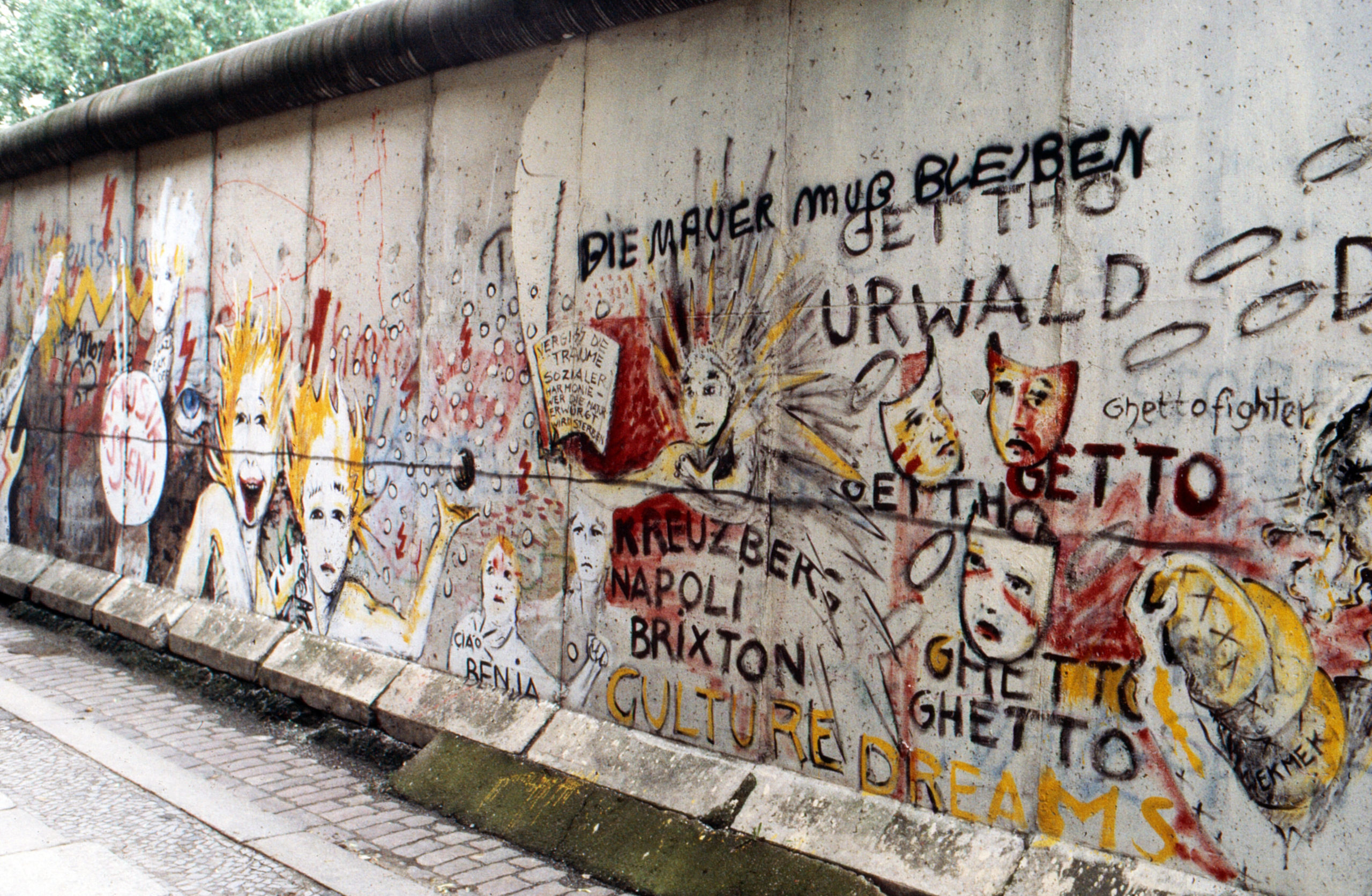 Die Berliner Mauer als Sinnbild einer vergangenen Jugend. Foto: Imago/kpa/United Archives