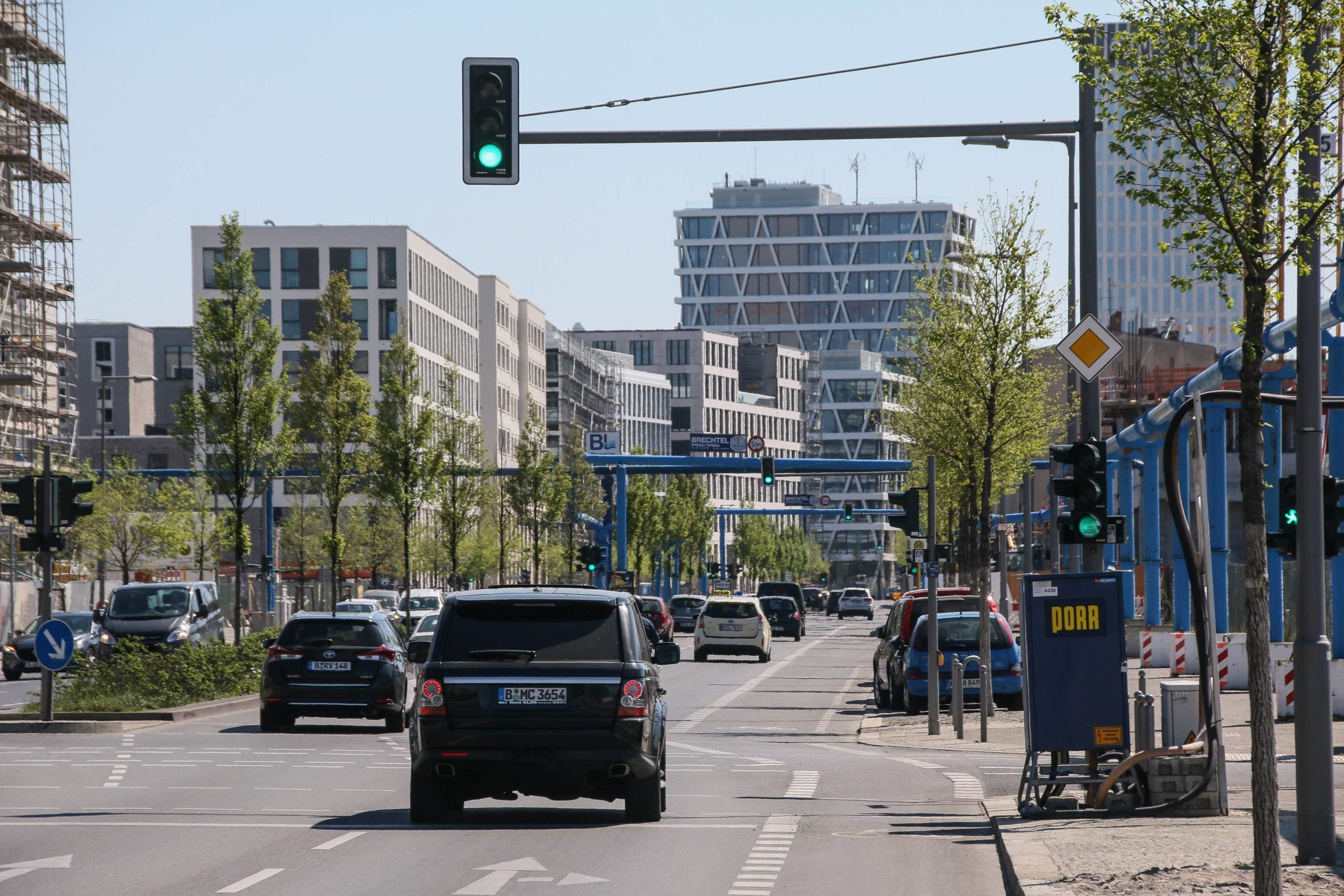 Schlimmsten Straßen in Berlin Alles neu in der Heidestraße in Tiergarten. Foto: Imago/Rolf Kremming