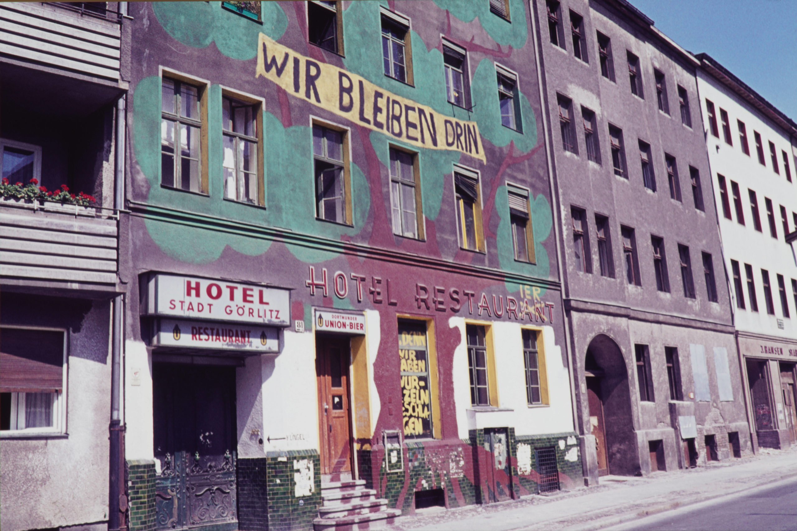Kreuzberg in den 1970er-Jahren: Besetztes Haus in Kreuzberg. Foto: Imago/Serienlicht