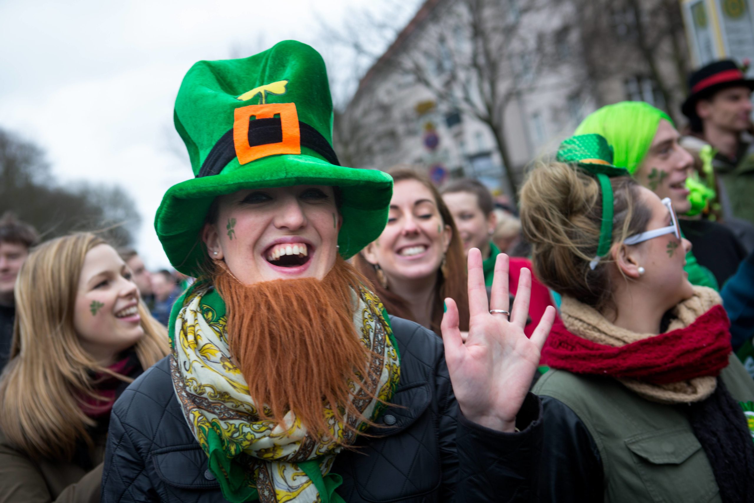 Irland in Berlin: An keinem Tag ist die Welt und auch Berlin so irisch wie am St. Patrick's Day. 
