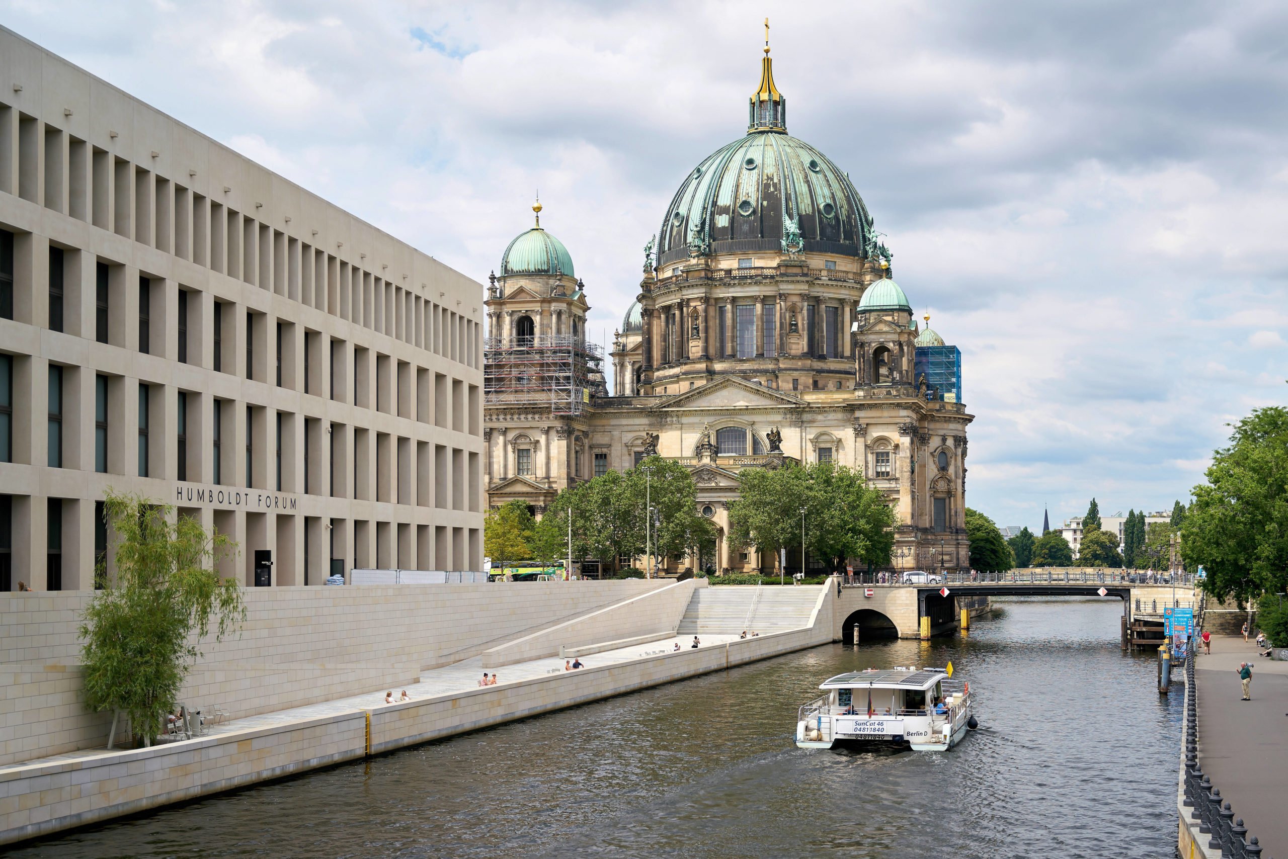 Der Blick über auf den Berliner Dom und die Museumsinsel