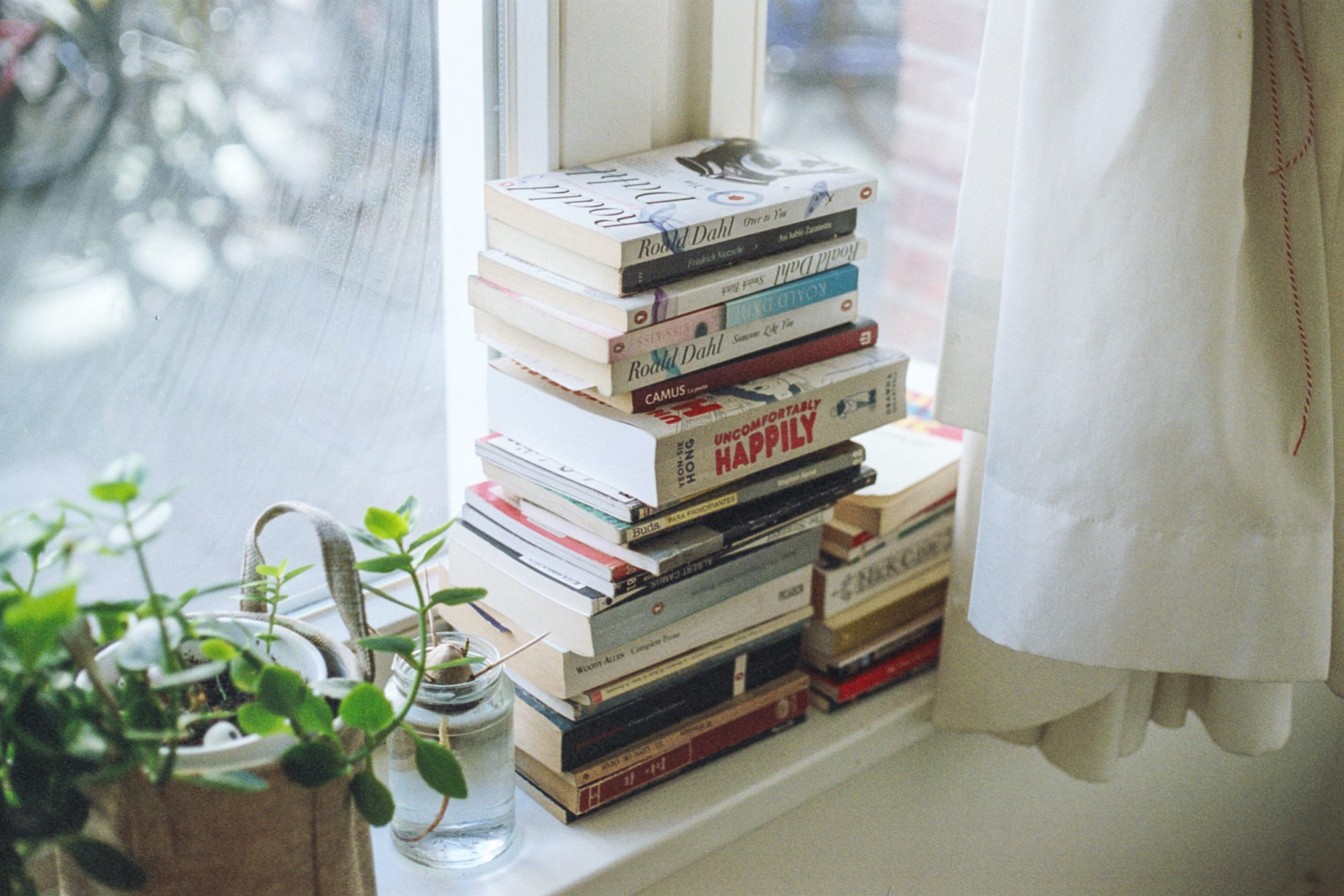 Wenn ihr eure Bücher nicht mehr ins Bücherregal bekommt, dann könnte ein E-Reader für euch von Vorteil sein. Foto: Unspalsh/Florencia Viadana