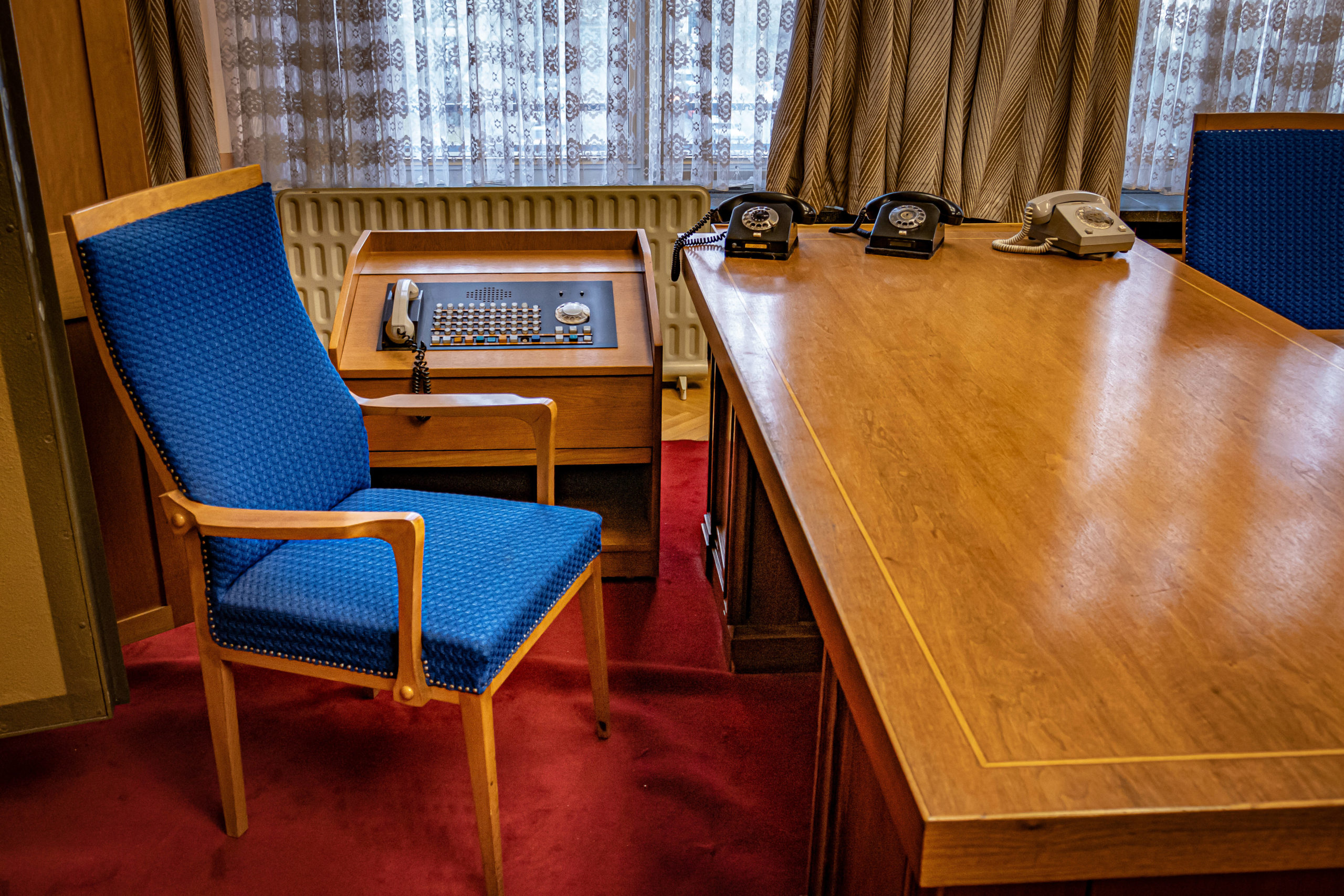 Das Büro des Ministers für Staatssicherheit, Erich Mielke, befindet sich in der zweiten Etage des Stasimuseums. Foto: Imago/Jürgen Ritter