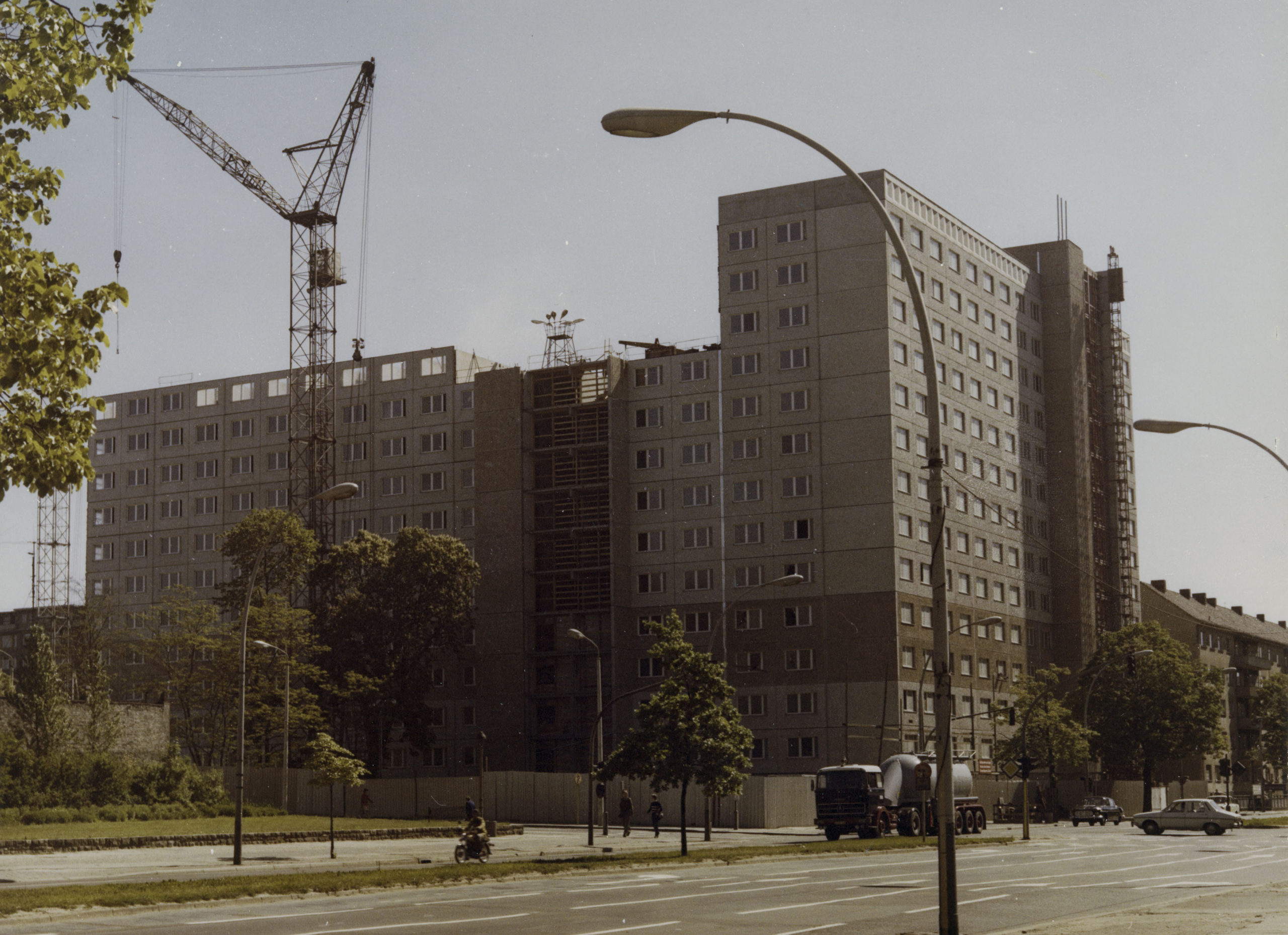 Erweiterung der Stasi-Zentrale, 1977/78. Foto: Bundesarchiv