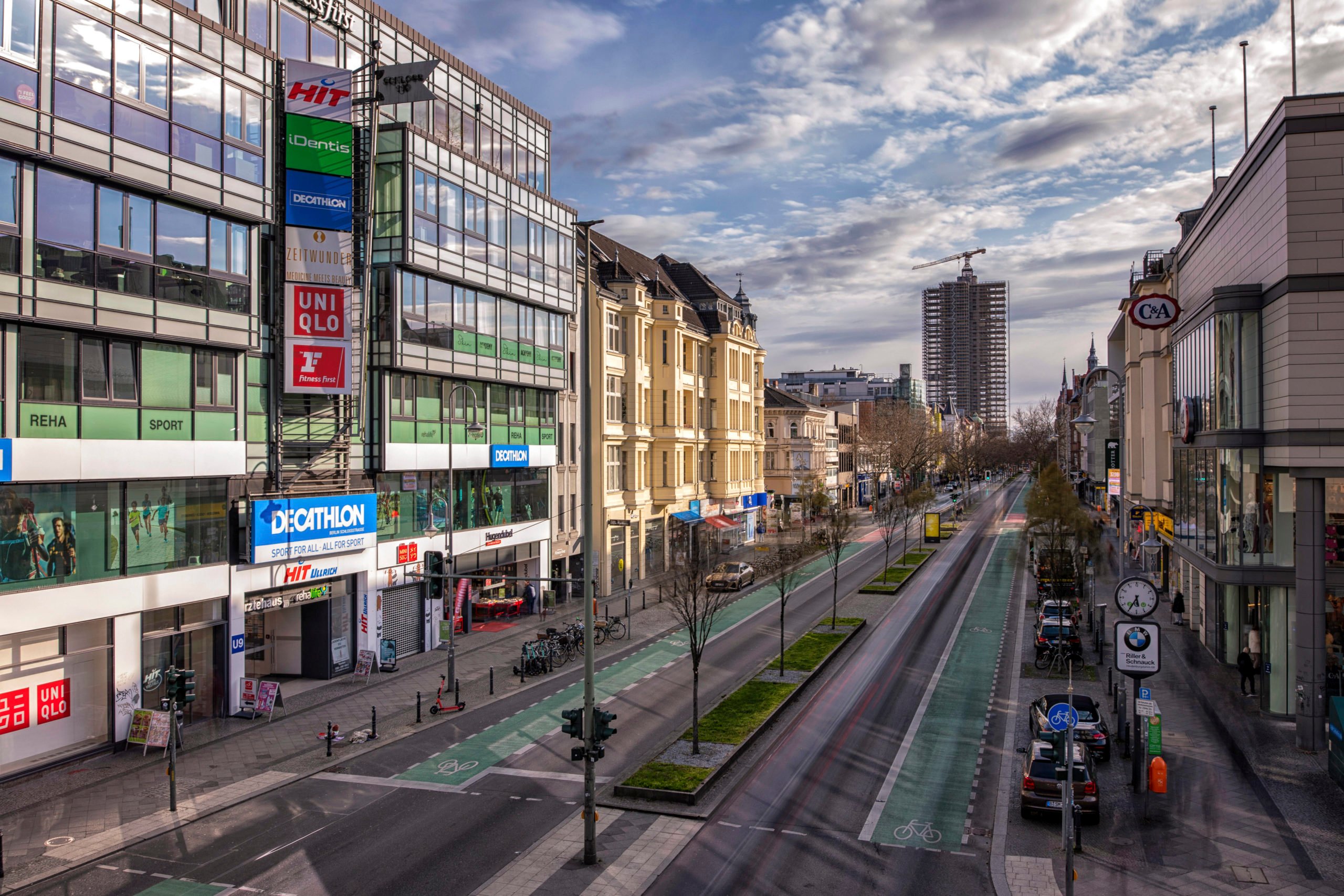 shoppen in Steglitz-Zehlendorf Die Schlossstraße ist die Shoppingmeile im Südwesten von Berlin.