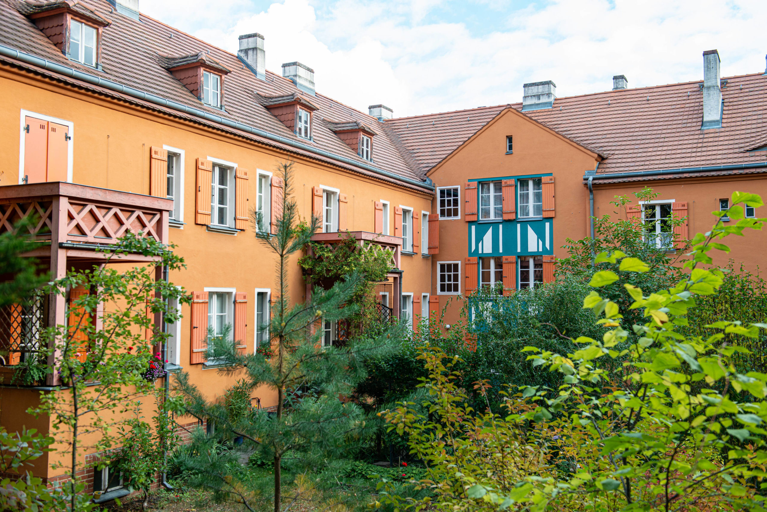 Die Gartenstadt Falkenberg ist Unesco-Weltkulturerbe. Eine Tour beim Tag des offenen Denkmals führt zu den ikonischen Bauten. Foto: Imago/F. Anthea Schaap
