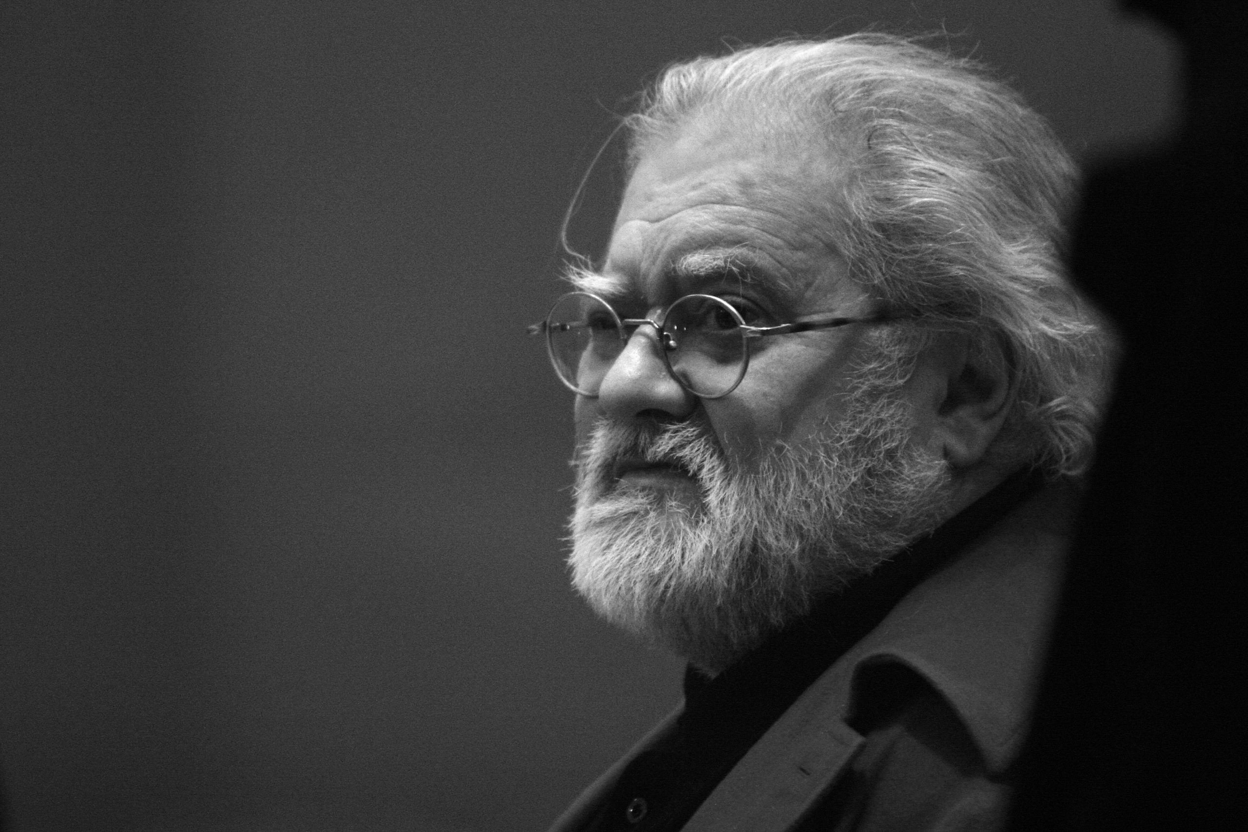 Der französische Komponist und Mitbegründer der Konkreten Musik Pierre Henry (1927-2017) in der Cite de la Musique, Foto von 2008. Foto: Imago/Leemage