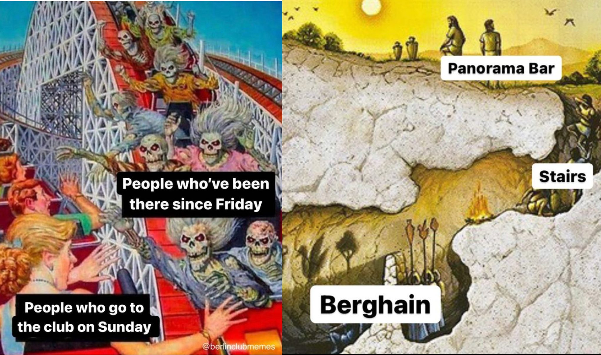 Bei Berlin Club Memes geht's oft ums Berghain. 