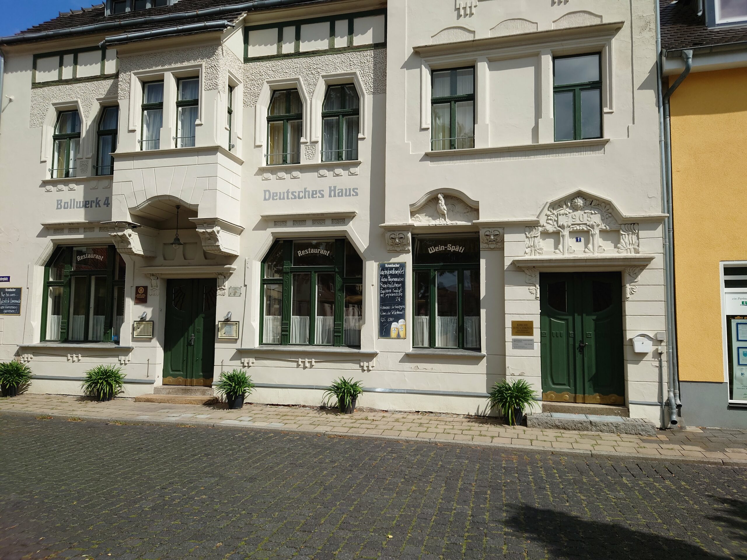 Restaurants im Landkreis Oder-Spree: Das Restaurant Bollwerk4 liegt im historischen Teil Eisenhüttenstadts.
