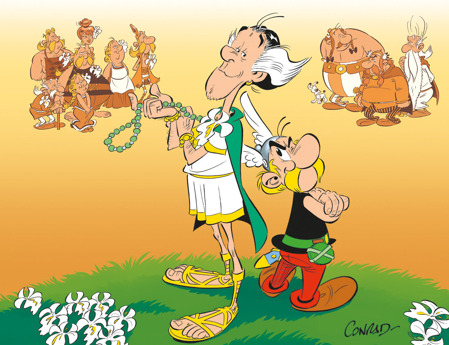 „Asterix – Die Weiße Iris“ - Band 40 von Fabcaro (Text) und Didier Conrad (Zeichnungen). Foto: Egmont