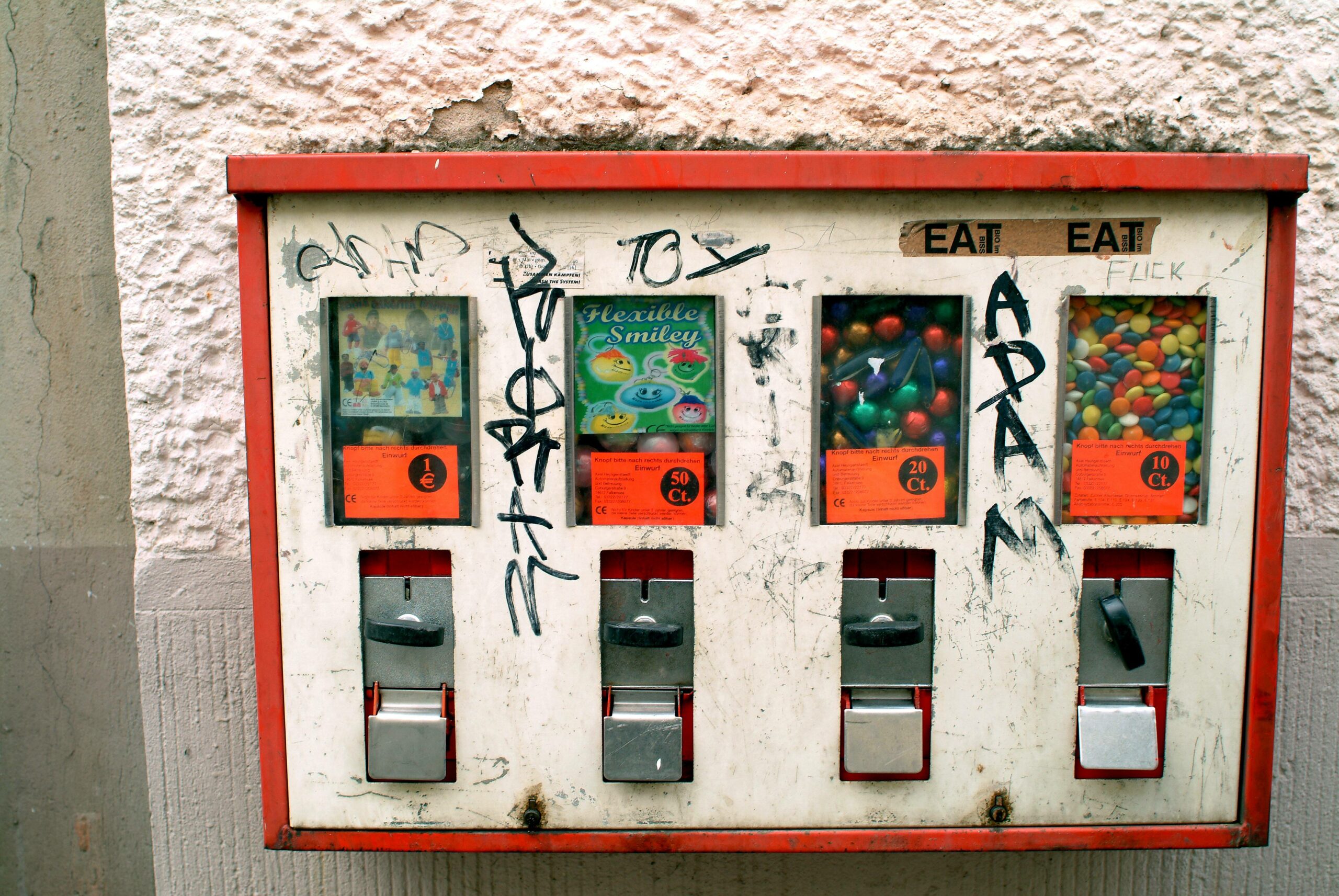 Die Deluxe-Version mit vier Kaugummiautomaten in einem. Foto: Imago/Frederic