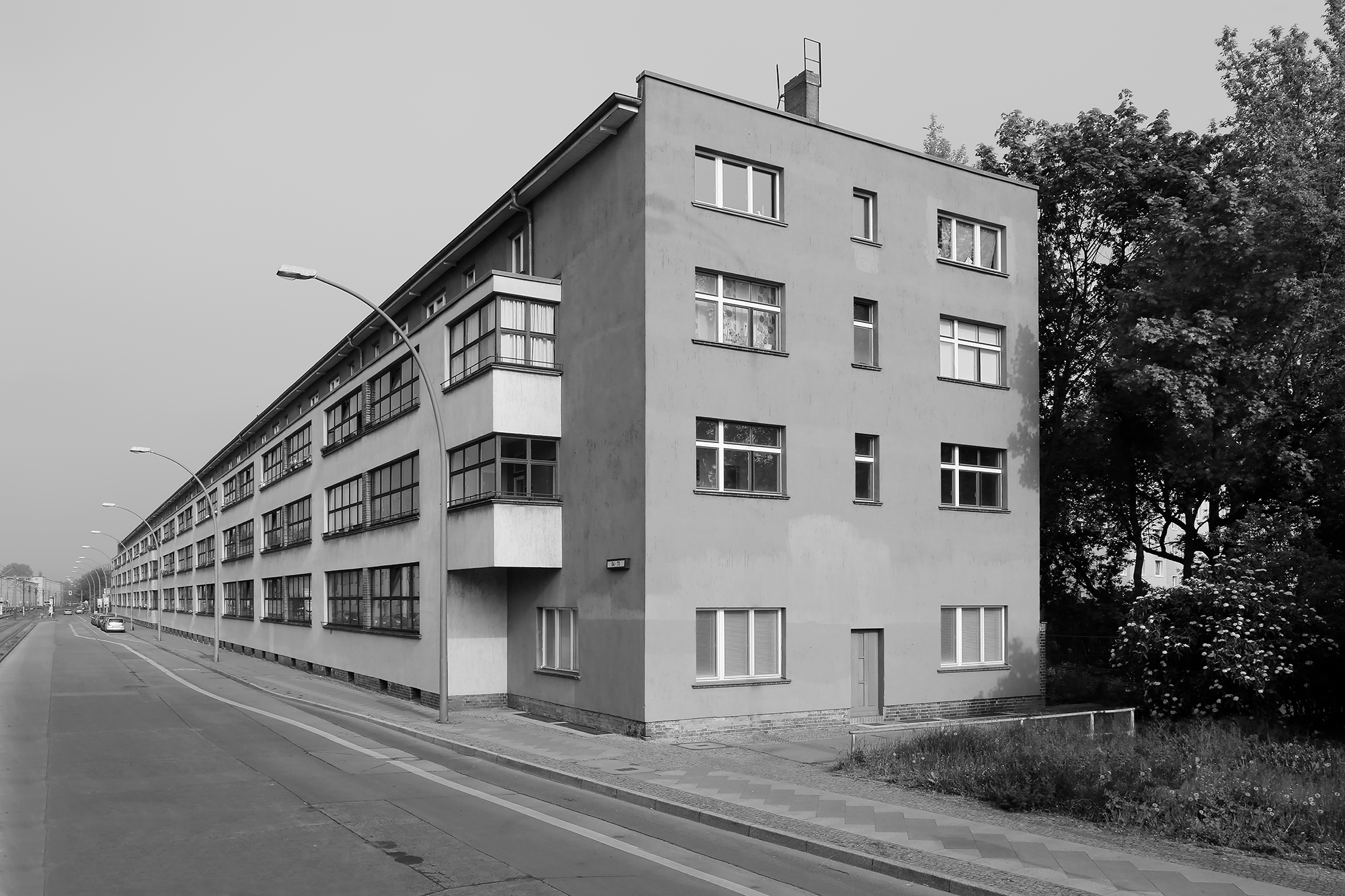 Wohnanlage GEHAG Buschallee, Weißensee, 1928-29, Architekt: Bruno Taut. Foto: Jean Molitor